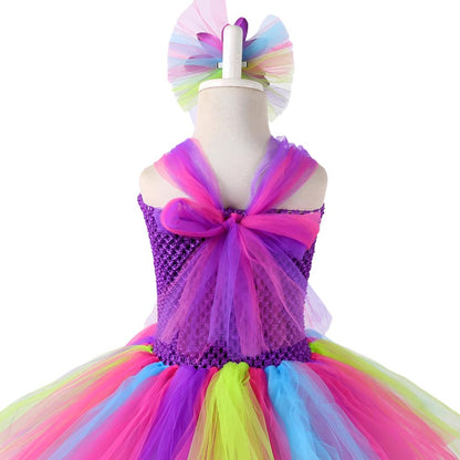 Fairy Costume Girls Rainbow Fairy Dress