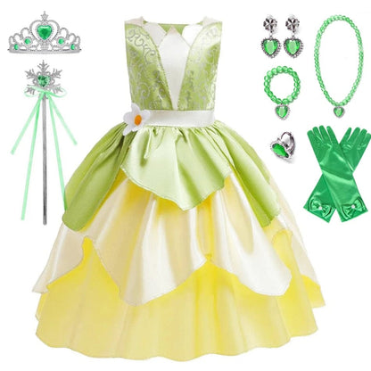 Princess Tiana Fairy Costume Dress