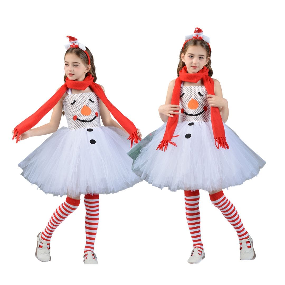 Twirl & Frost Snowman Dress Costume