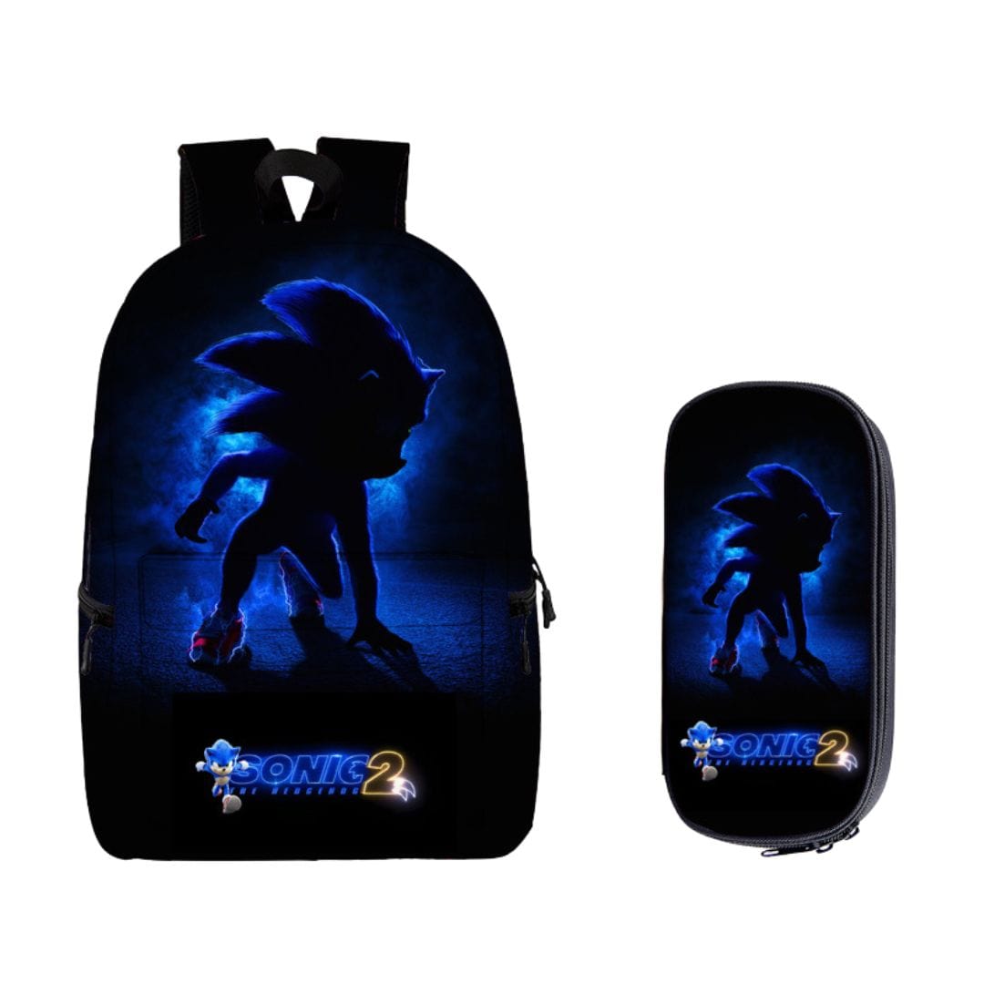 Sonic Backpack With Pencil Case