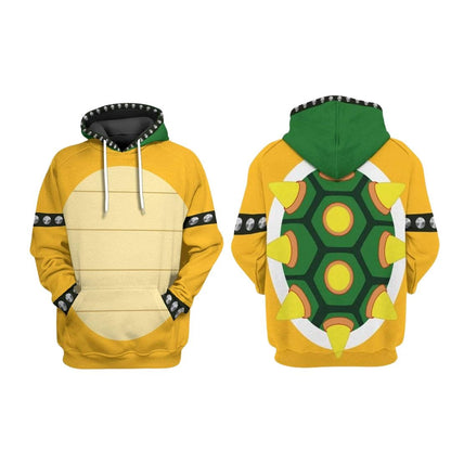 Bowser Costume Streetwear Party Suit