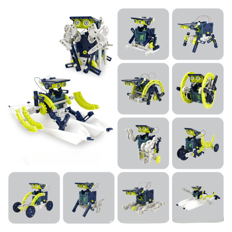 SolarBot Explorer – 12-in-1 STEM Solar Robot Kit