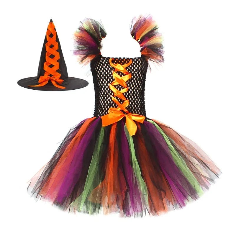 Witch Costume Girls Tutu 2-12 years old