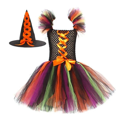 Witch Costume Girls Tutu 2-12 years old