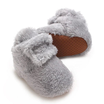 Snowy Snug Baby Booties