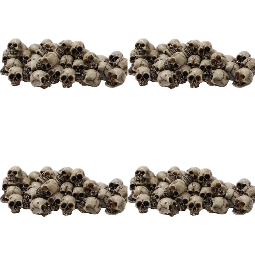 Halloween Mini Skull Decorations - 20pcs Set