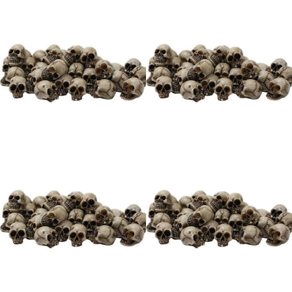 Halloween Mini Skull Decorations - 20pcs Set