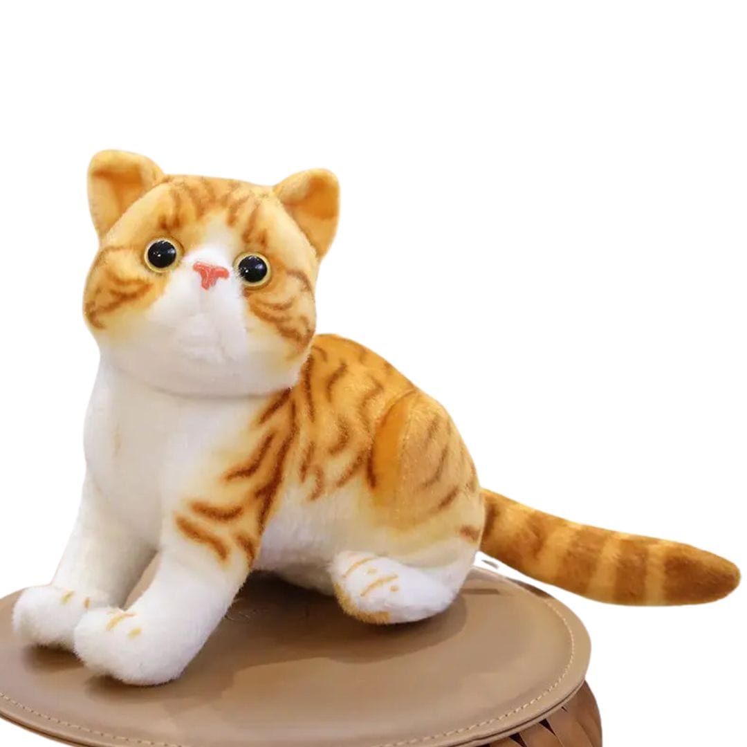 Realistic Tabby Cat Plush