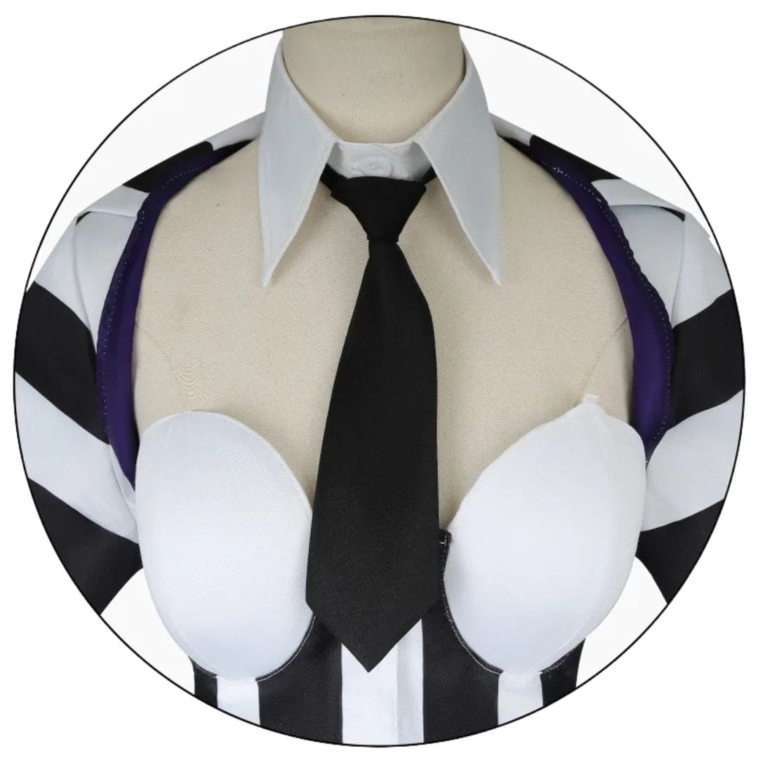 Beetlejuice Chic Stripe Costume