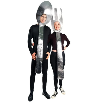 Couples Halloween Costumes Funny Spoon and Fork Costumes