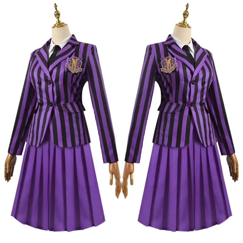 Wednesday Addams Costume Schoolgirl High School Uniforms Wednesday