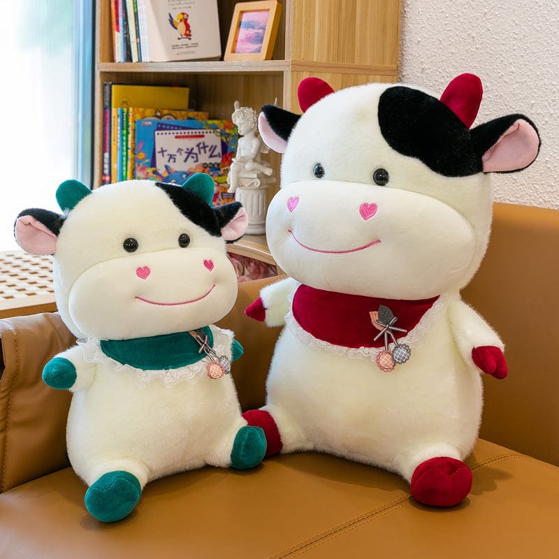 Cow Stuffed Animal: Scarf Moo Buddy