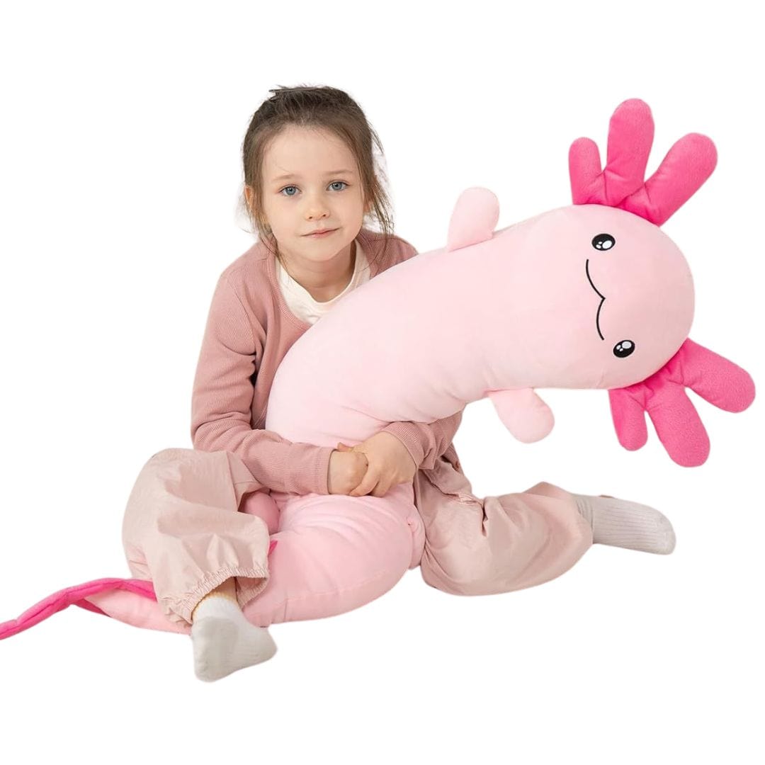 Giant Axolotl Hug Pillow 47.2 in