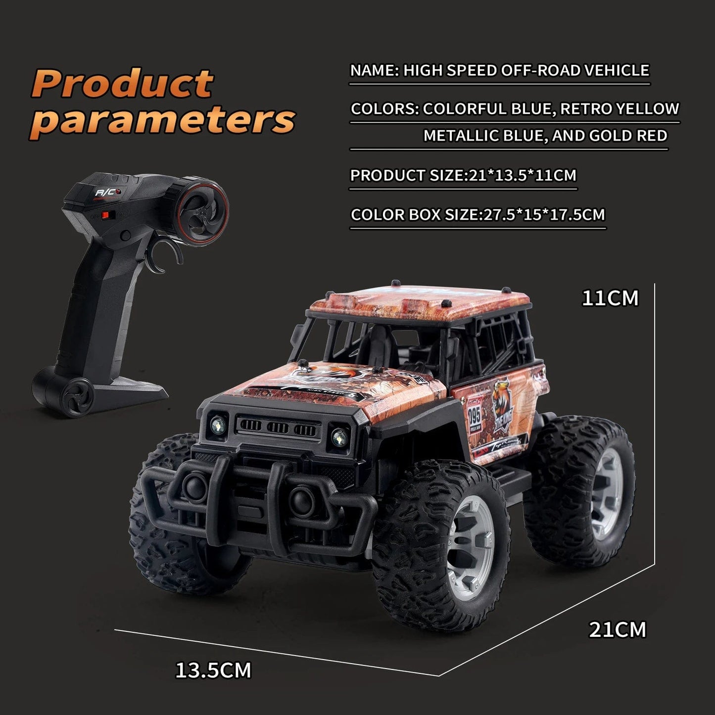 RC Truck JJRC Q181 Rugged Ranger Monster