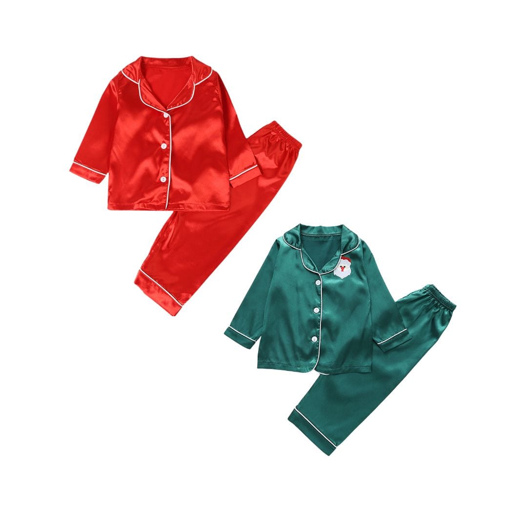 Holiday Ice Silk Pajama Set