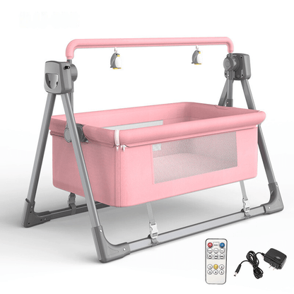 Electric Baby Bassinet with Remote Control