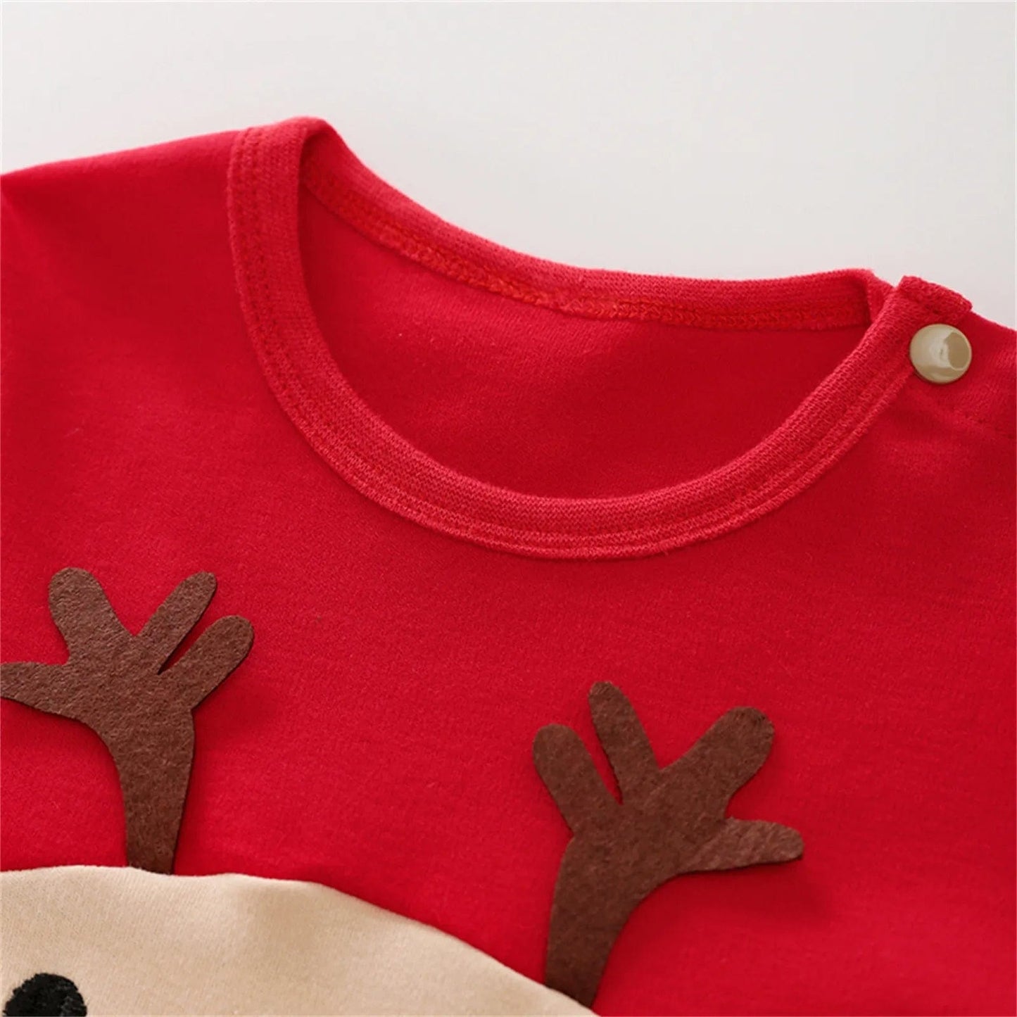 Baby Christmas Pajamas Reindeer Romper