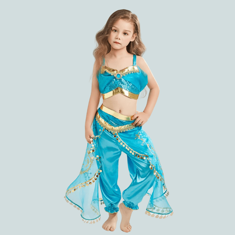 Princess Jasmine Sequined Arabian Costume