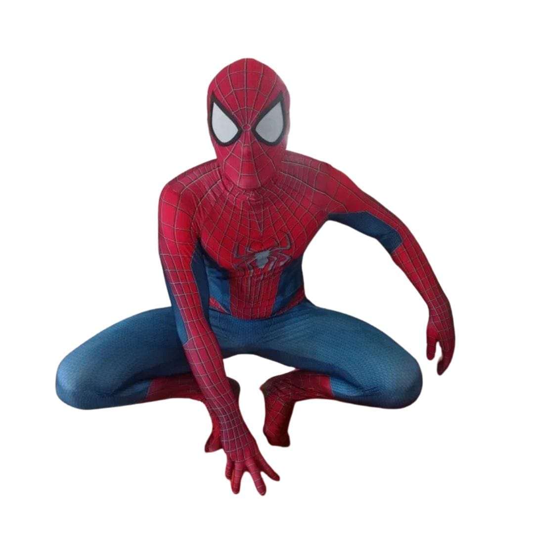 Spiderman Costume Spandex Bodysuit with Wrist Web Shooter