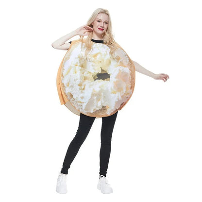 Couples Halloween Costumes Donut Coffee Cup Cosplay Outfit