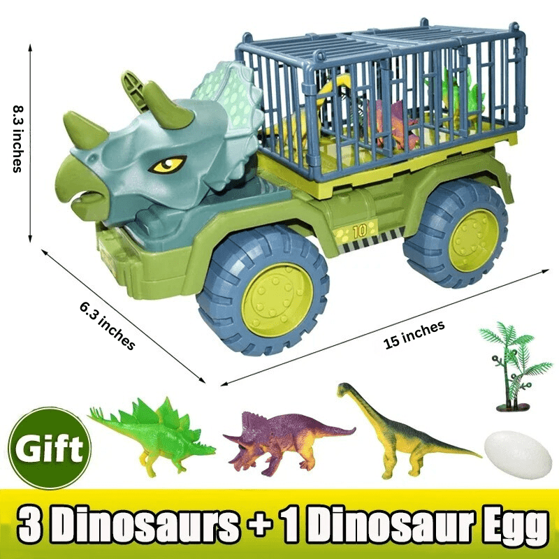 Dinosaur Truck Triceratops Excavator and Transporter