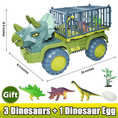 Dinosaur Truck Triceratops Excavator and Transporter