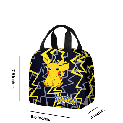 Pokemon Backpack with Lunch Bag and Pencil Case