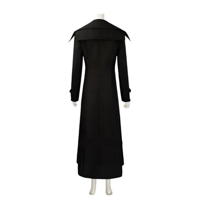 Wednesday Addams Costume  New Wednesday Addams Black Trench Coat