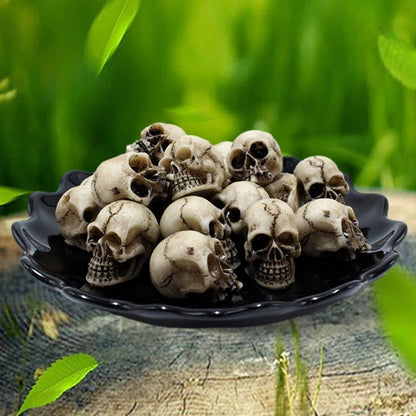 Halloween Mini Skull Decorations - 20pcs Set