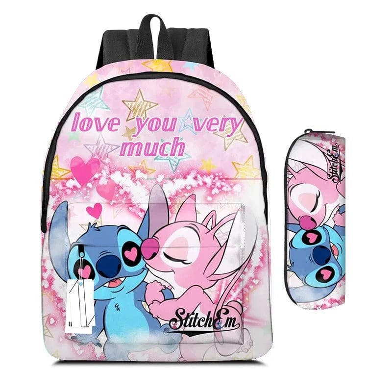 Stitch Backpack Cartoon Animation