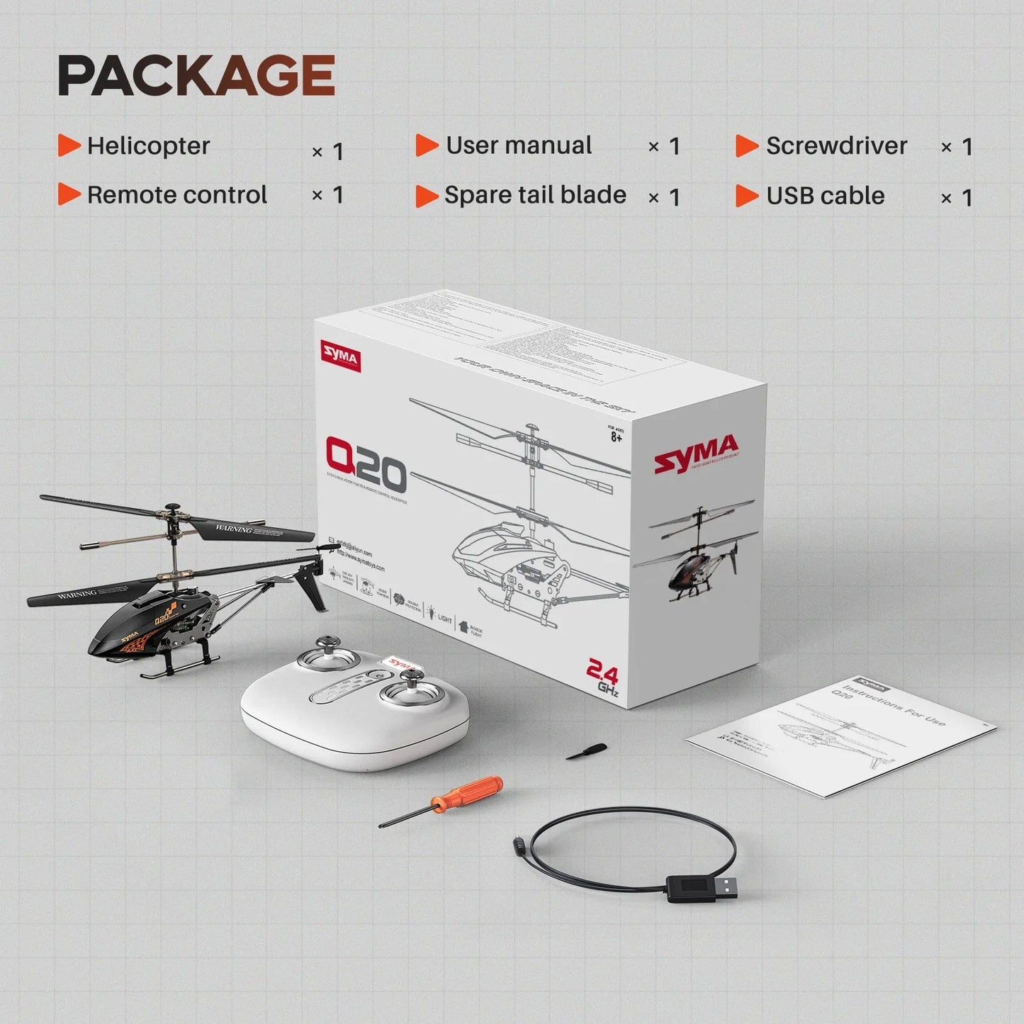 RC Helicopter Syma Q20