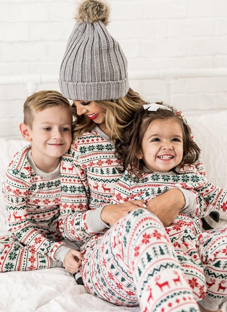 Cozy Nordic Christmas Family Pajama Set