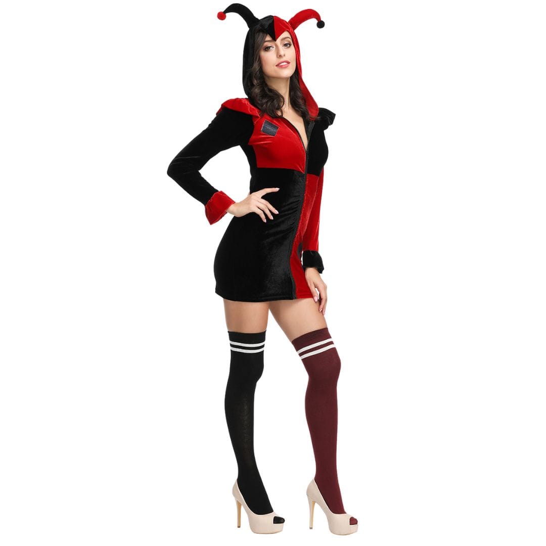 Harley Quinn Costume Clown Villain