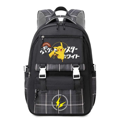 Pokemon Backpack Adjustable Oxford School Bag