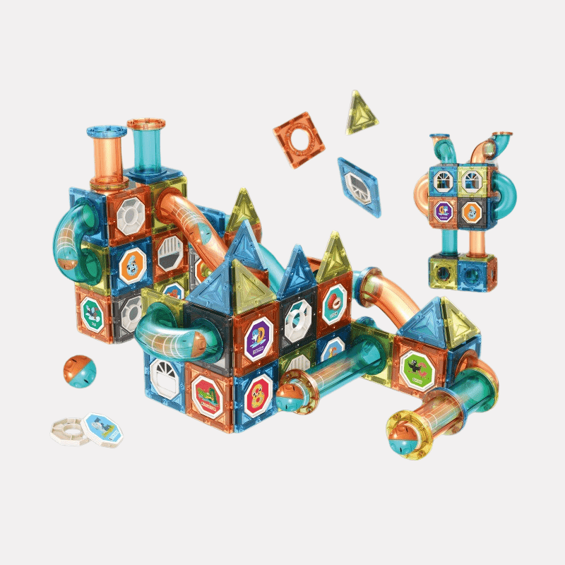 Magnetic Blocks Color Window Building Set