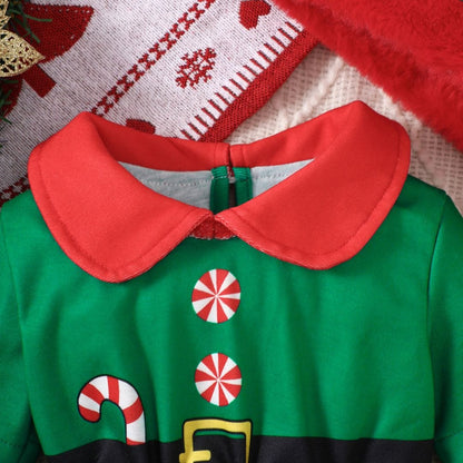 Jolly Elf Romper for Kids