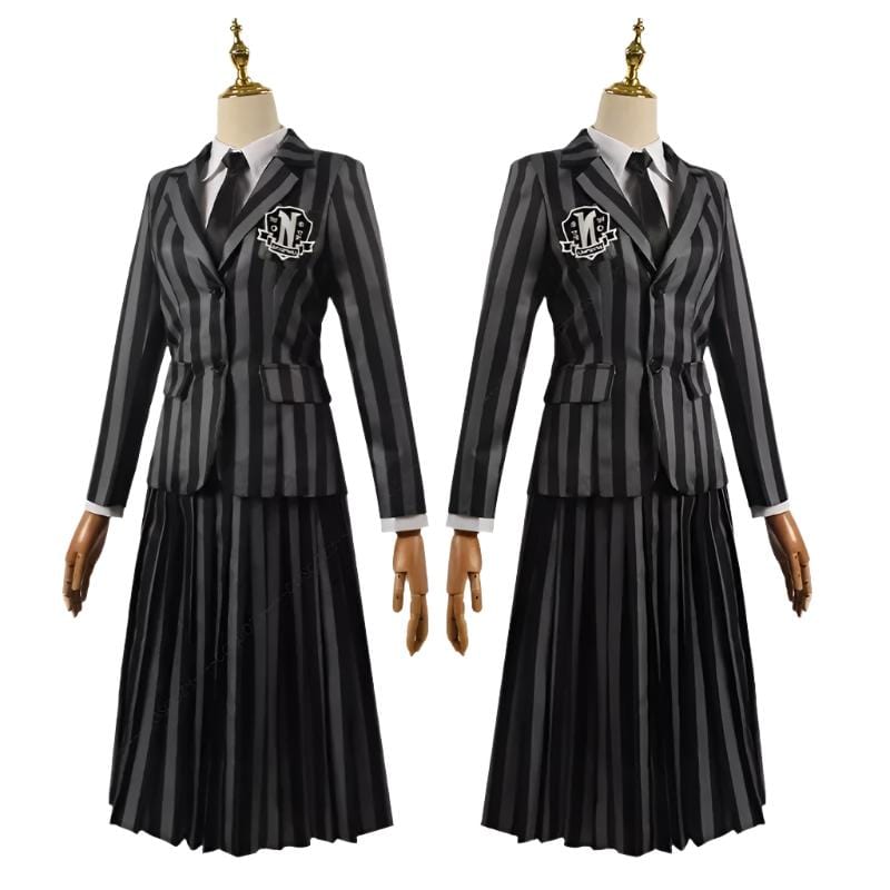 Wednesday Addams Costume Schoolgirl High School Uniforms Wednesday