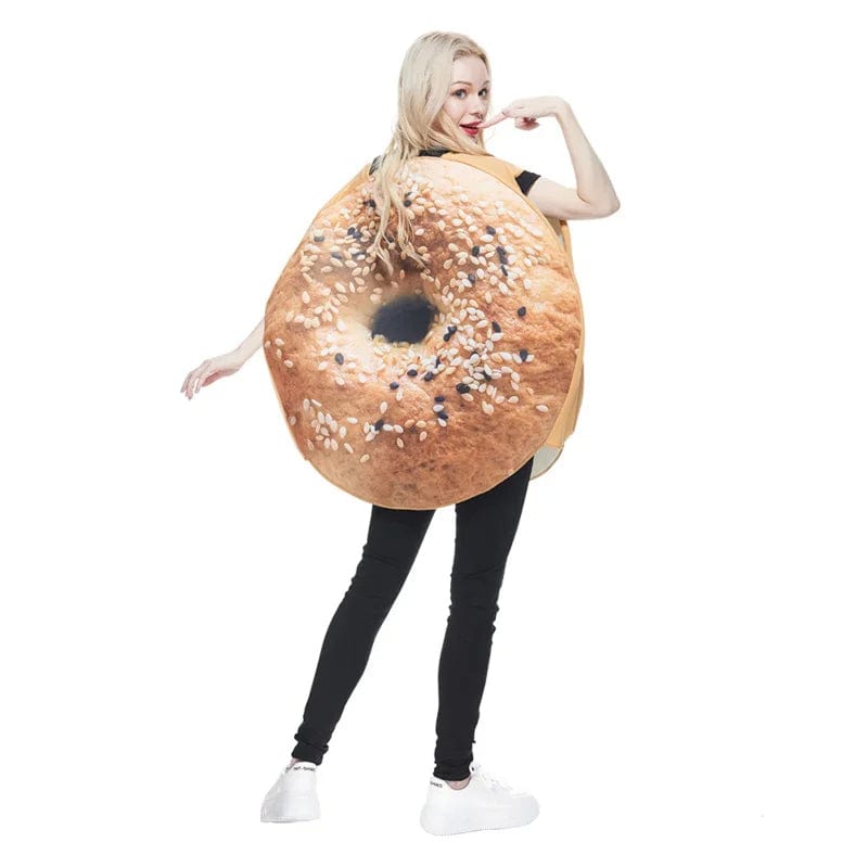 Couples Halloween Costumes Donut Coffee Cup Cosplay Outfit