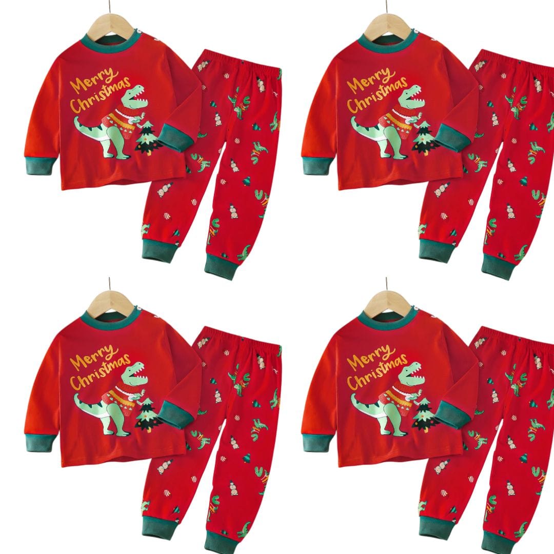 Dinosaur Merry Christmas Pajama Set