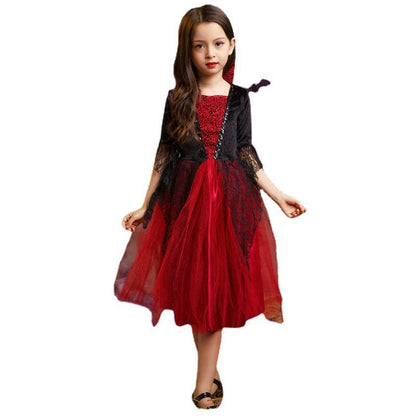 Vampire Costume for Girl Horror Clothes