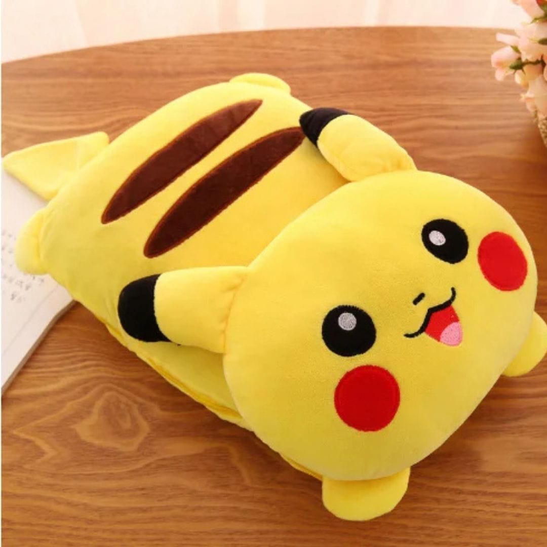 Pikachu Plush 2-in-1 Cozy Blanket Pillow