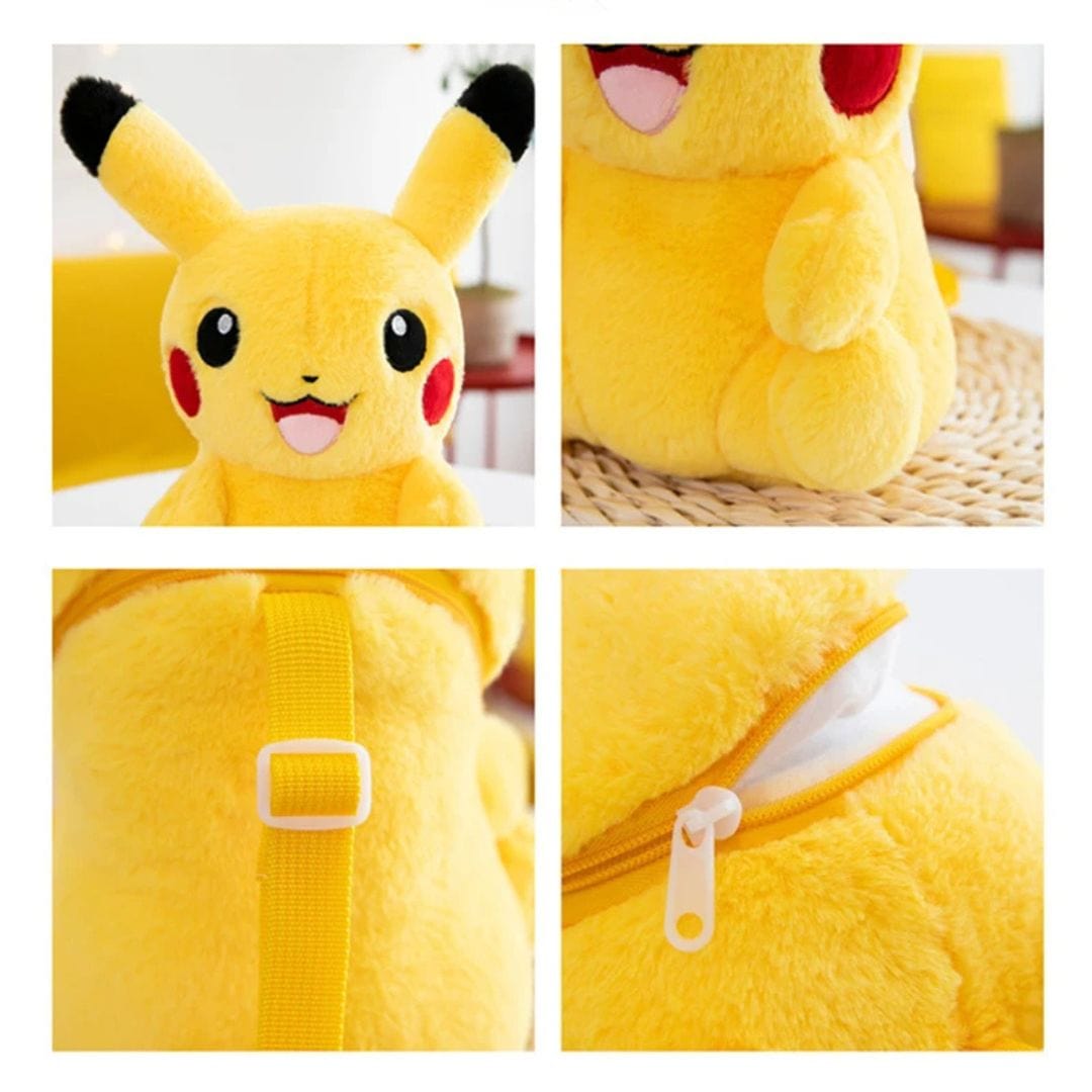 Pikachu Plush Backpack Buddy