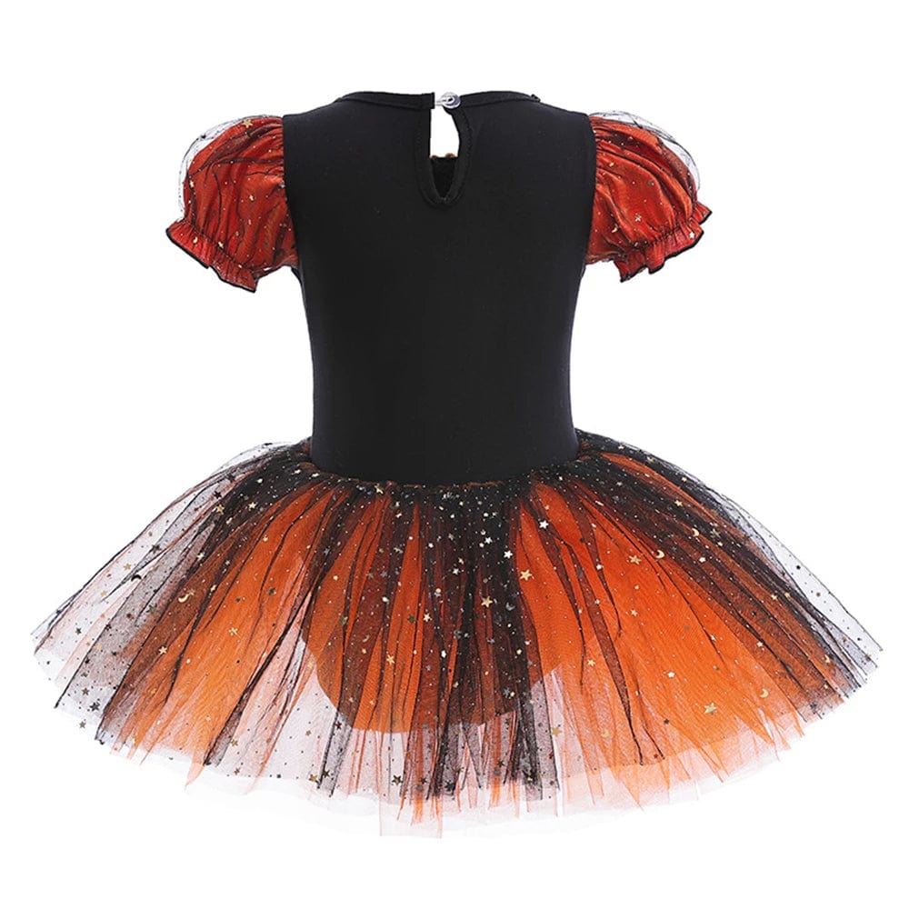 Witch Costume Girls Halloween Sequin Dress