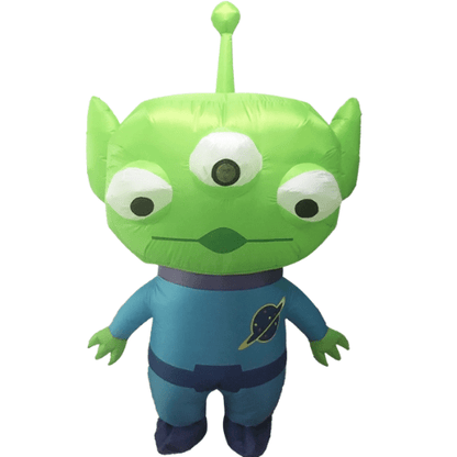 Alien Costume Three-Eyed Monster Mascot