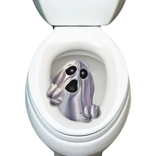 Halloween Decoration Bloody Toilet Lid & Wall Stickers