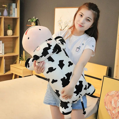 Jumbo Moo Cow Stuffed Animal Cuddle Pillow