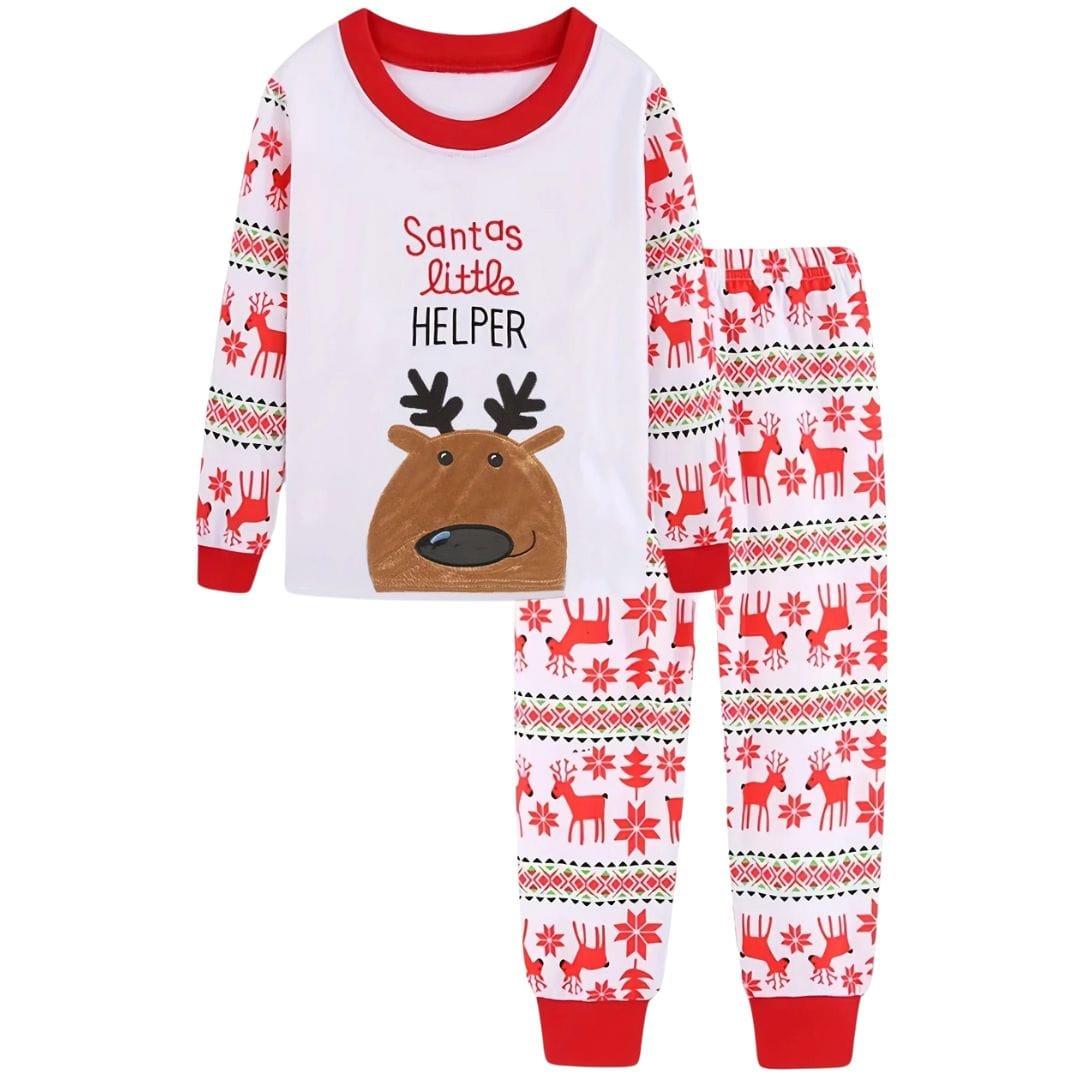 Santa Christmas Pajama Set for Kids