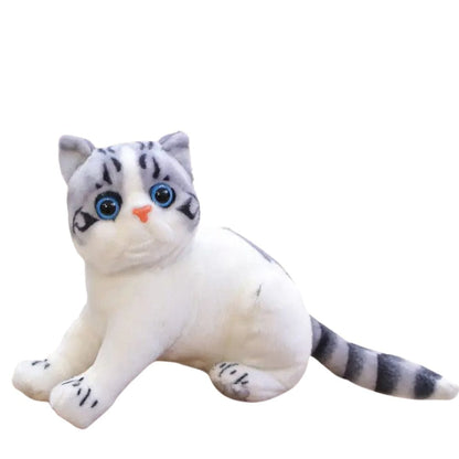 Realistic Tabby Cat Plush