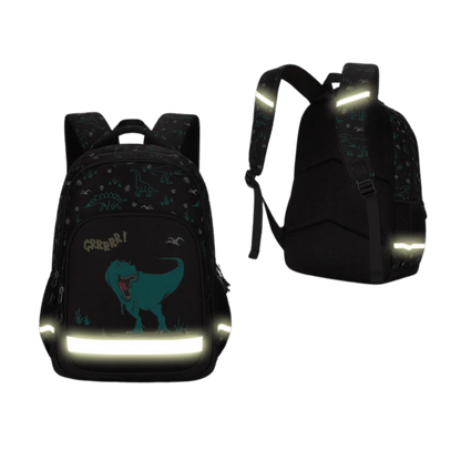 Dinosaur Backpack Cute "Grrr" with Drawings