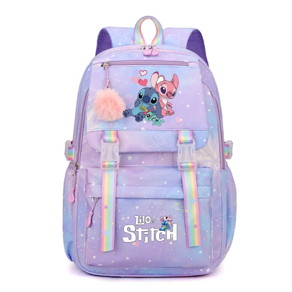 Stitch Backpack Girls Large Capacity